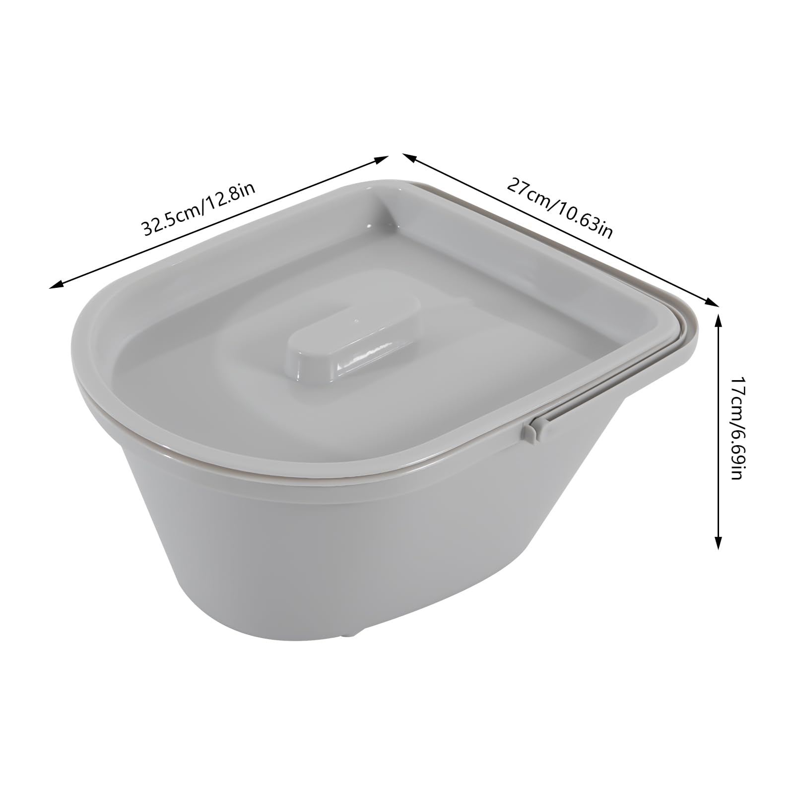 WC portatile per adulti, con Sensory Light, fino a 200 kg, con braccioli, schienale, WC da campeggio, per malati, anziani, disabili e donne incinte (verde + bianco)