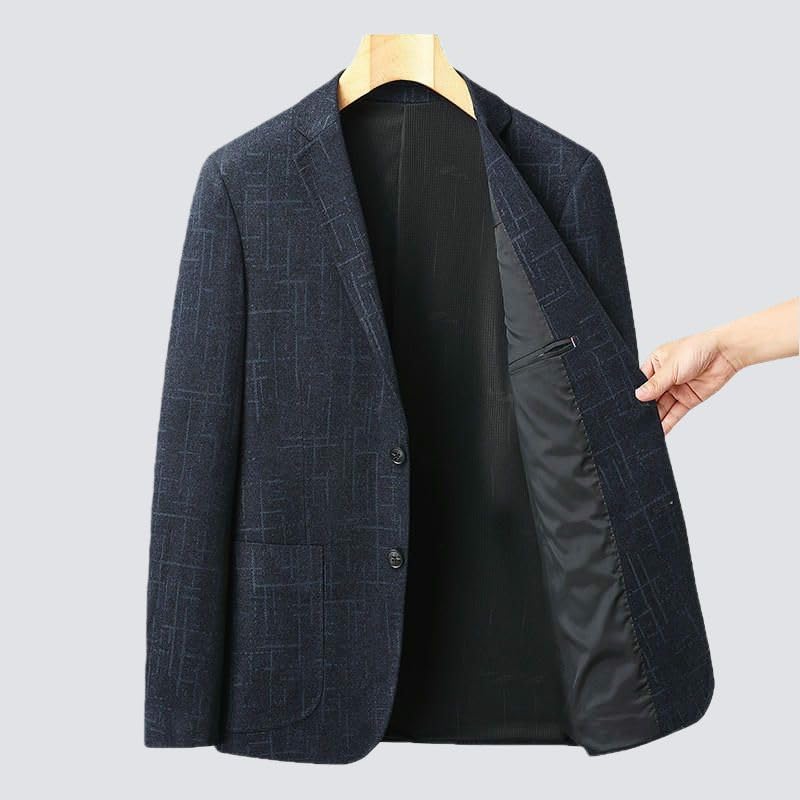 Blazer décontracté pour homme fini les plis avec la veste moderne