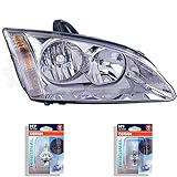 H1 Original Line EISENFELS Bundle Set 69597177 Scheinwerfer rechts + Leuchtmittel H1 Classic + H7 Classic kompatibel mit Focus II DA_ HCP DP