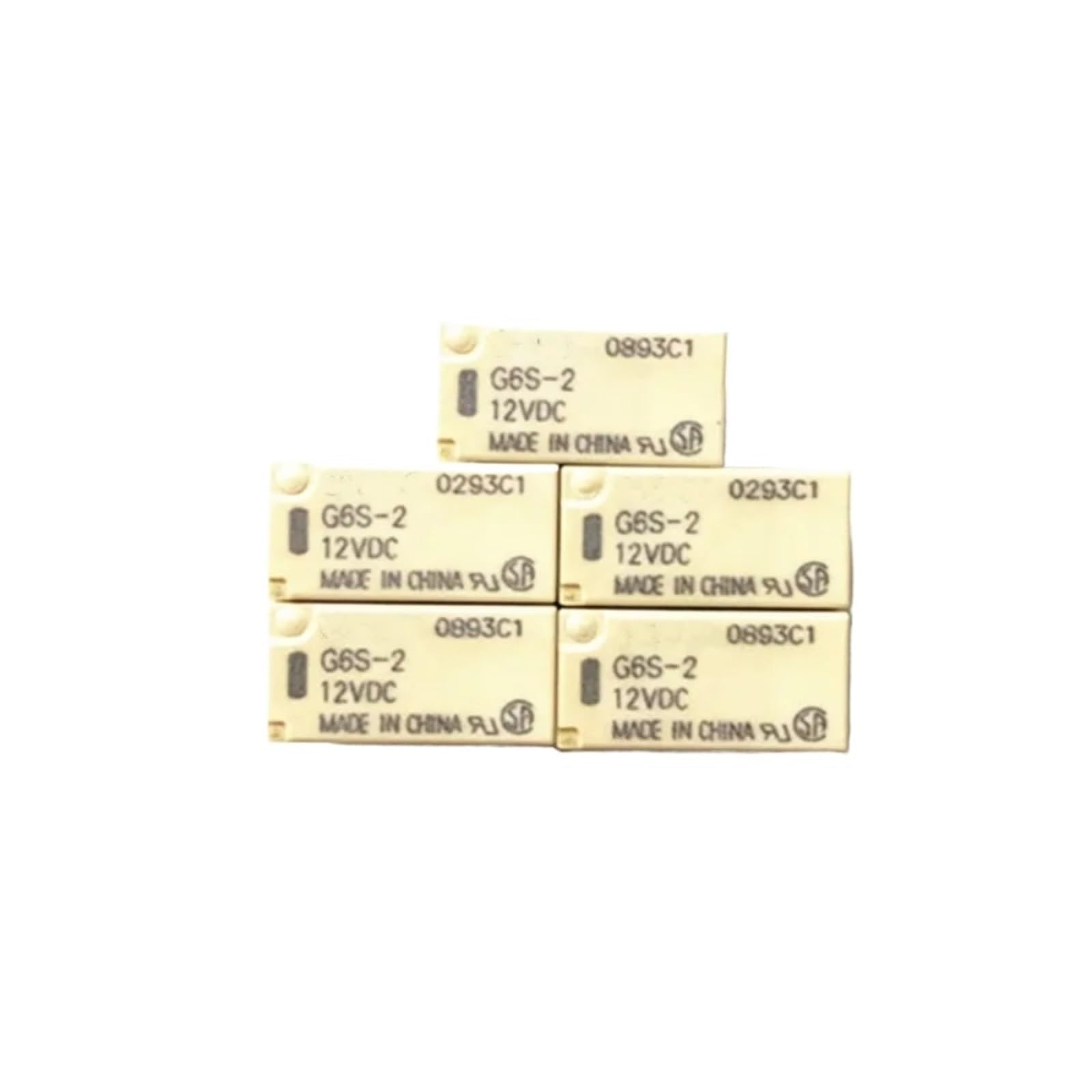 Relais G6S-2-24VDC bistable bipolaire 8 broches 2A pour circuits électroniques industriels