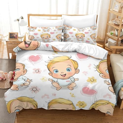 Housse de couette microfibre respirante et anti-tache bébé - 3