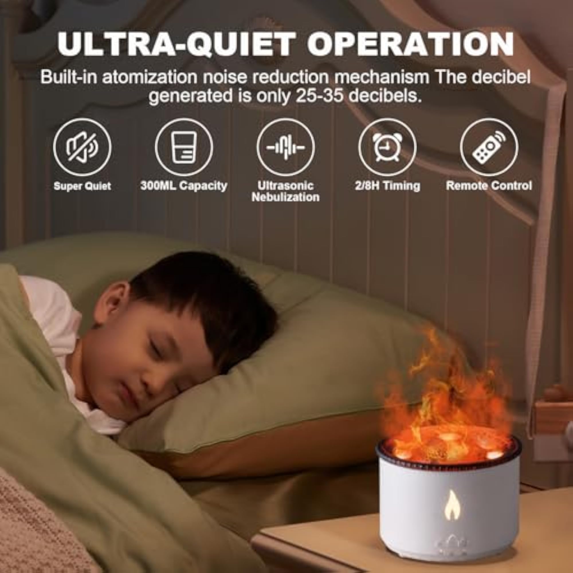 Volcano Humidifier Aromatherapy Essential Oil Diffuser