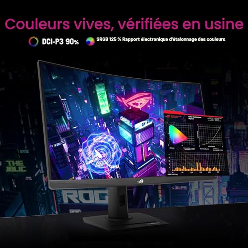 ASUS 31.5 LED ROG Strix XG32WCS - vue 10