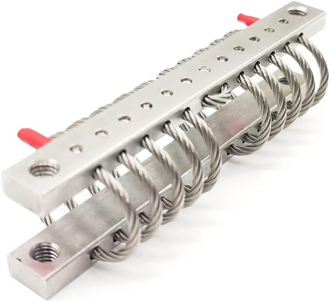 10 Loops Wire Rope Isolator 304 Stainless Steel Anti-Vibration Mount Shock Absorber Damper