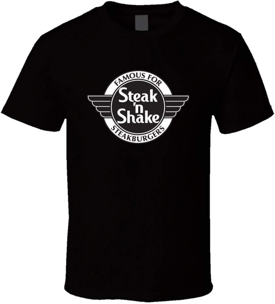 Grxsw Steak N Shake T-Shirt Black | Amazon.com