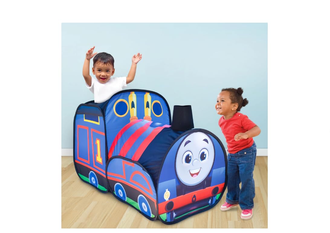 Sunny Days Entertainment Thomas & Friends Pop Up Tent, Polyester Material for Inside & Outside Use, Children 3+