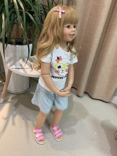 Muñeca Reborn Toddler 98cm Realista Articulada miniatura 4