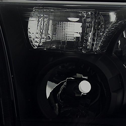 AKKON - For Black Smoked For 07-13 Tundra Pickup Truck Headlights + LED Tail Brake Lamp