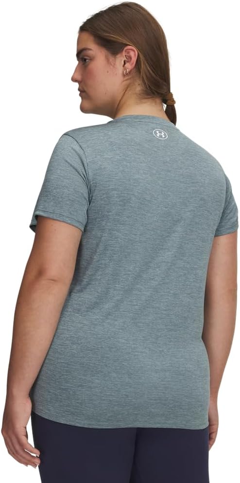 Under Armour Womens Tech Twist Short Sleeve V Neck Plus - Image 2