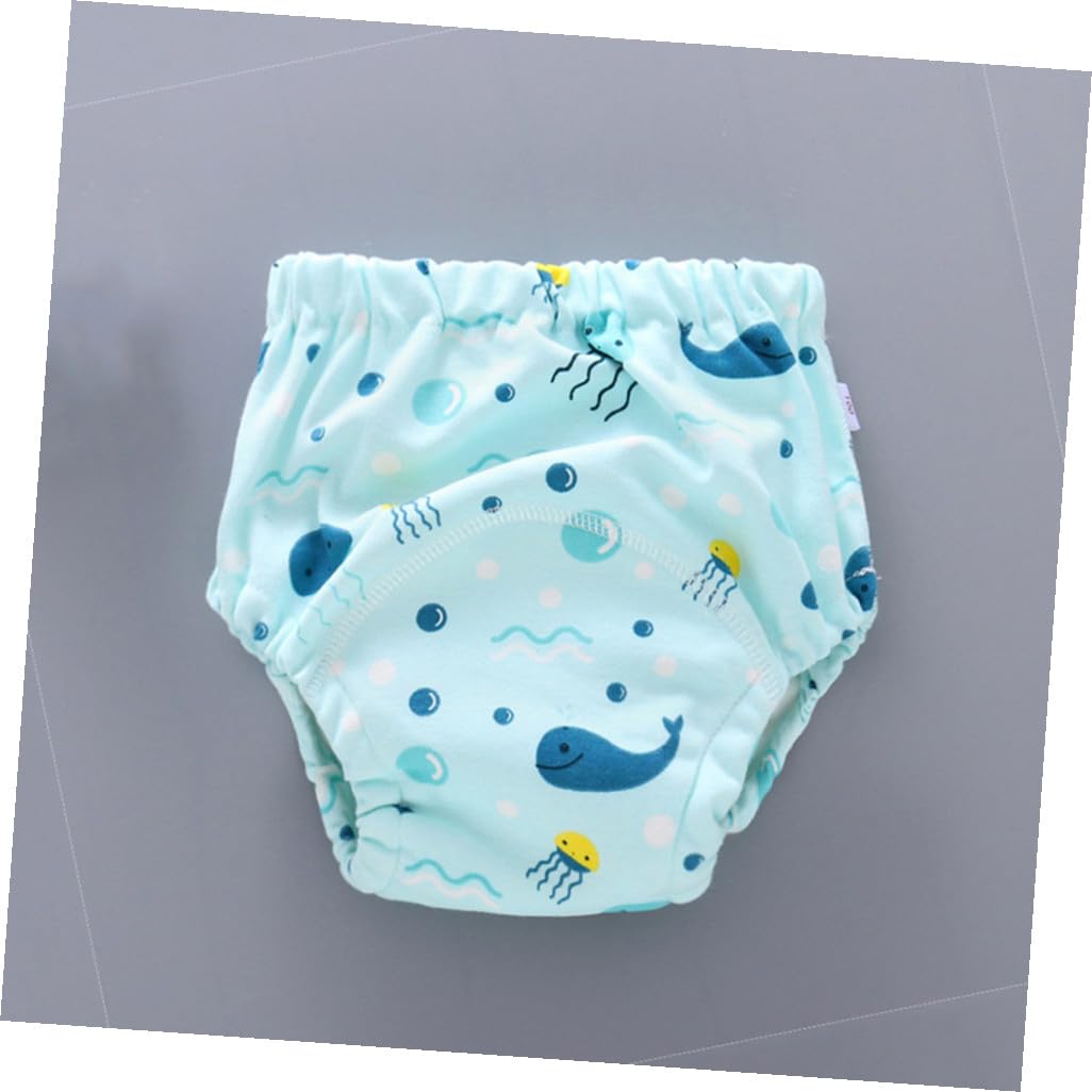 4 piezas Pañales de Entrenamiento Reutilizables para Bebés Pañales Lavables y Transpirables de Algodón para Cómodos y Duraderos con Diseños para Facilitar el Uso del Wc y Niñas