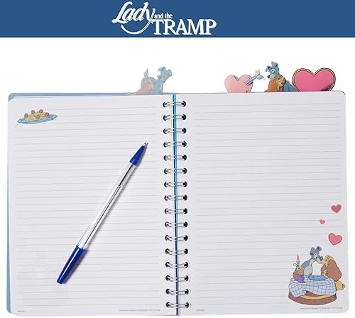 Miniatura 163 de Disney Encanto - Cuaderno con pestañas encuadernadas, encuadernado en espiral, 96 páginas a rayas, 8 x 7 pulgadas, morado