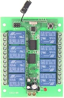 DC 12V 24V 8 CH 8CH Radio Controller RF Wireless Remote Control Switch System,315/433 MHz Receiver Only - (Voltage: 24V, Size: 315 MHz)