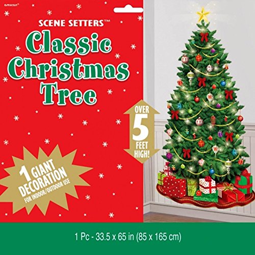 Fancy Dress VIP - Pancarta Decorativa para Pared, diseño de árbol de Navidad