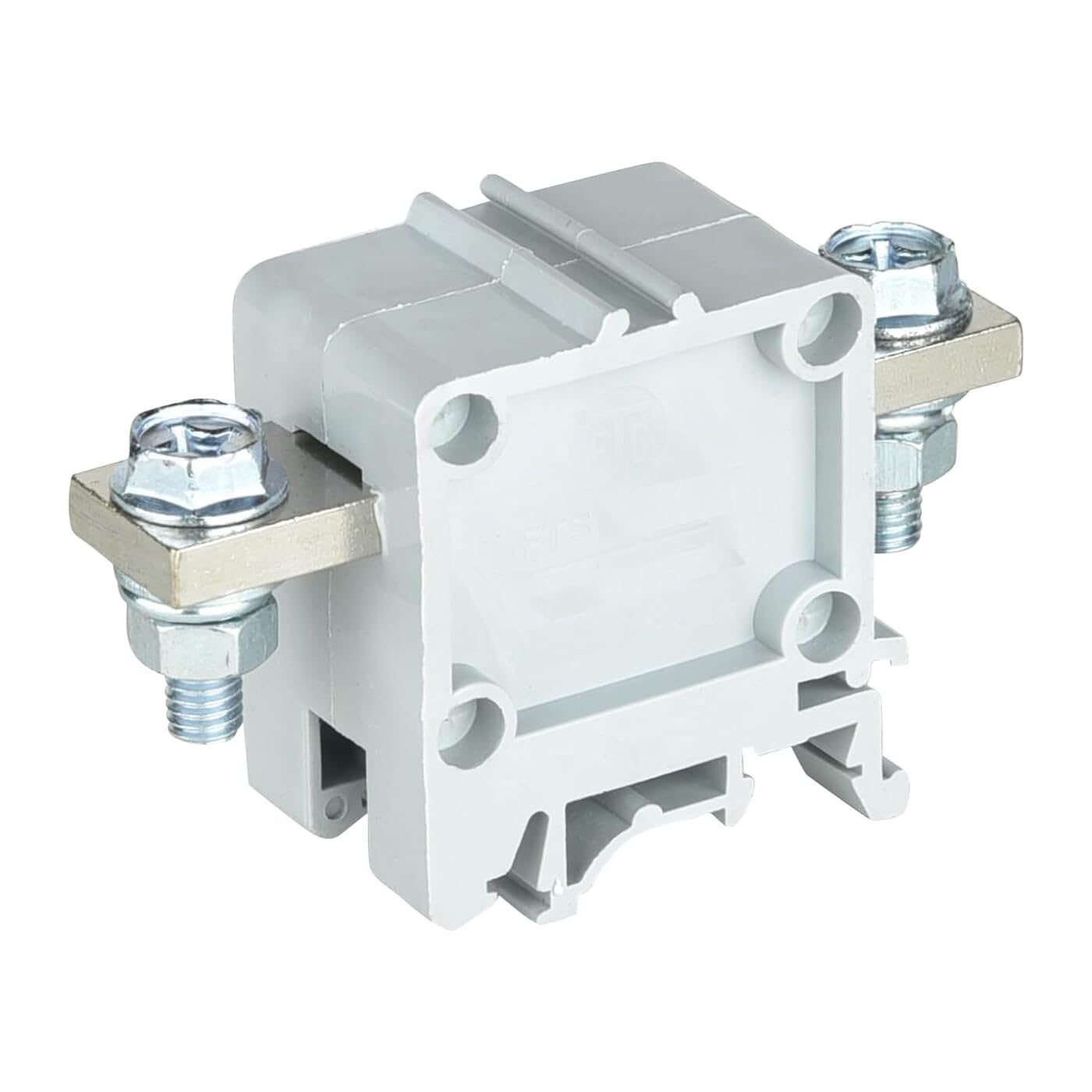 Polyamide Terminal Block With End Plate 100A| Screw Clamp Type Sliding Link Disconnect Polyamide Terminal Block With Universal Foot & End Plate | DIN Rail Mount | (Bushbar Type, Pack Of 1)-image-22
