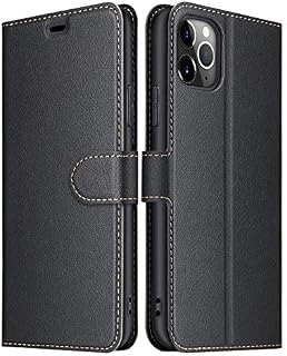 ELESNOW Case for iPhone 11 Pro - 5.8", Premium Leather Wallet Flip Case Cover Magnetic Closure Compatible with iPhone 11 Pro (Black)