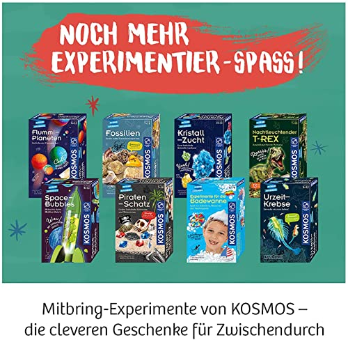 KOSMOS 657741 Fußball-Flummis, Flummis in Fußball-Form selbst herstellen, 6 Farben zum Kombinieren, Experimentierset für Kinder ab 8-12 Jahre, Mitbringsel, Aktivität für Kindergeburtstag, DIY