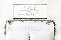 Vista 6 de 10x20 inches, Give it to god and go to sleep sign Room Decor Home Decor Wall Decor Bedroom Decor Home Wall Art Office Decor Living