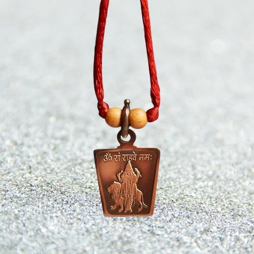 Copper Blessed and Energized Rahu Yantra Pendant Locket (XD7)