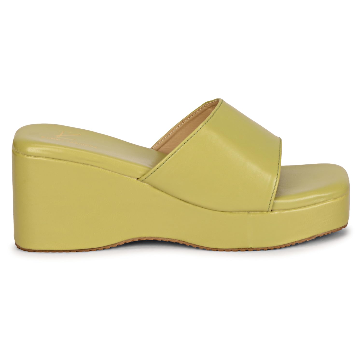 K KOMMY FASHIONS High Heels Wedge Sandal for Women - Stylish Cute Green Sandals Extra Soft & Comfortable 3 Inch Wedge High Heel Slippers for Girls for Casual, Office, Party and Formal Occasions 6 (B0CH7HFLV4) Amazon Price History, Amazon Price Tracker