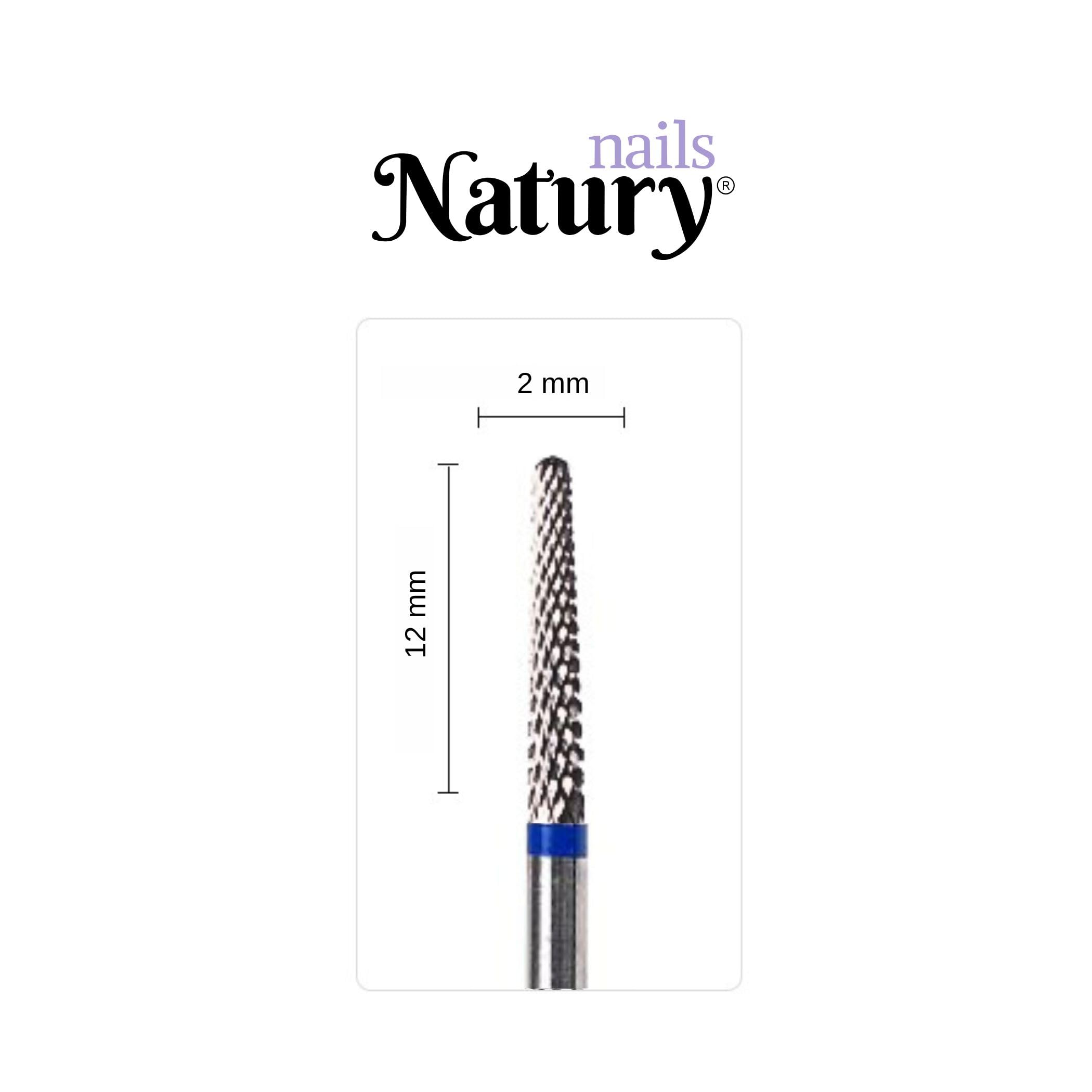 Natury Nails Tungsten Carbide Milling Cutter for Nail Art Manicure Pedicure Nail Polish Acrylic Nail Gel Tip Bit (Medium Grit) - Image 2