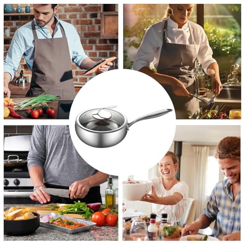 Wok en titane antirouille de haute qualité avec manche isolant - 5