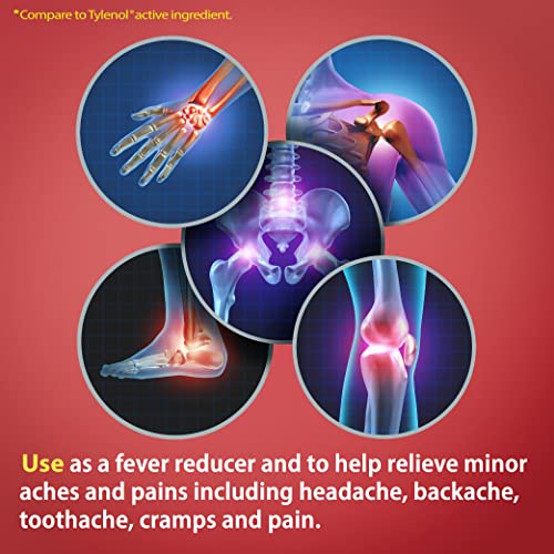 Healtha2Z Extra Strength Pain Relief, 500 Caplets, Acetaminophen 500Mg #TOP5