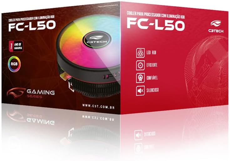 C3Tech Cooler Fan FC-L20RGB: Review Após 7 Dias de Testes para CPU