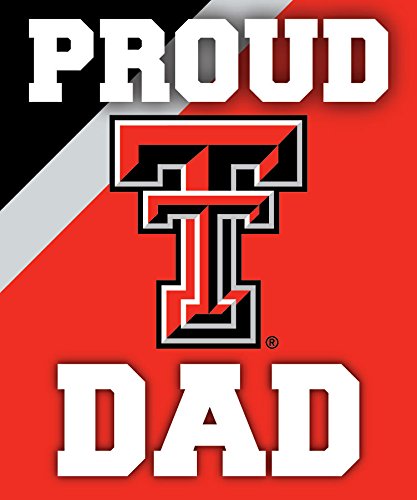Texas Tech University 5 x 6-Inch Proud Dad Magnet Single Officially Licensed Collegiate Product