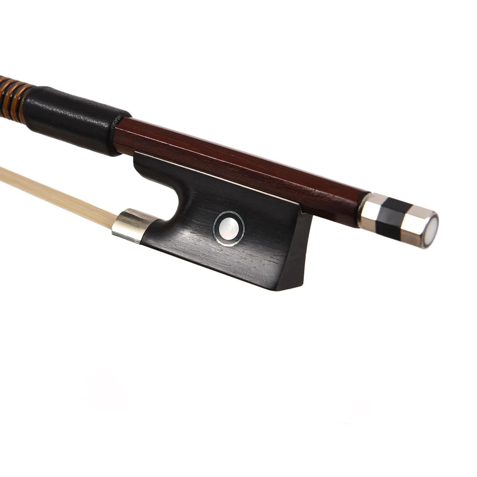 Bien Equilibrado Arco Violín Arcos Arcos De Violín De Tamaño Completo 4/4 De Cola De Caballo Enrollados A Mano Ligeros Accesorios Para Instrumentos De Cuerda