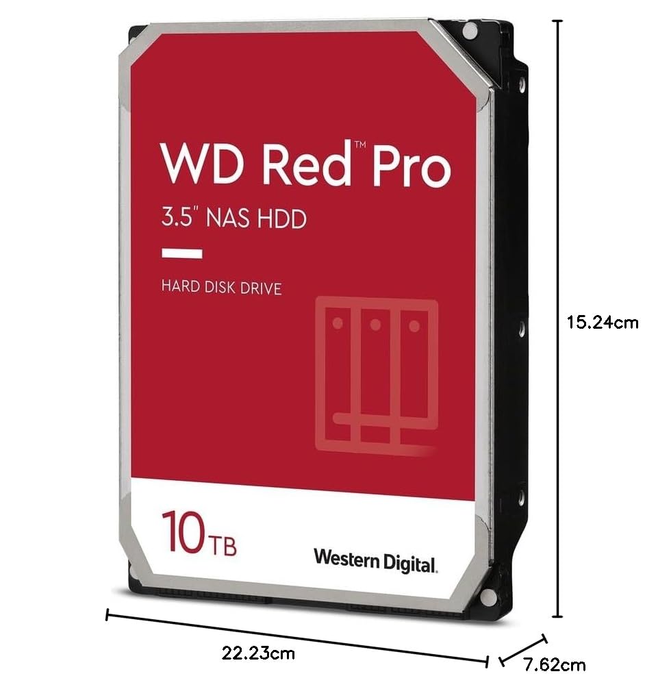 Amazon | WD Red Pro 10TB NAS 3.5インチ内蔵ハードドライブ - 7200