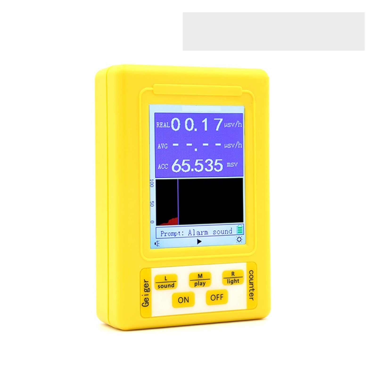 BR-9-Serie Elektromagnetischer Strahlungs-Kerndetektor EMF Handheld-Digitalanzeige Geigerzähler Voll funktionsfähiger Typprüfer Radioaktiver Monitor-Tester(BR-9A)