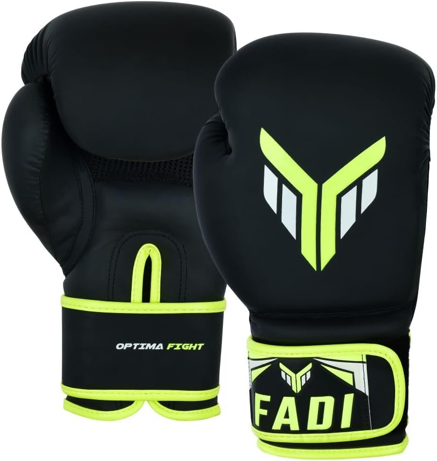 Optima Fight Boxing Gloves - High-Performance Gear for Muay Thai, MMA, Kickboxing, and Heavy Bag Training - Perfect for Training, Sparring and Fight Sessions