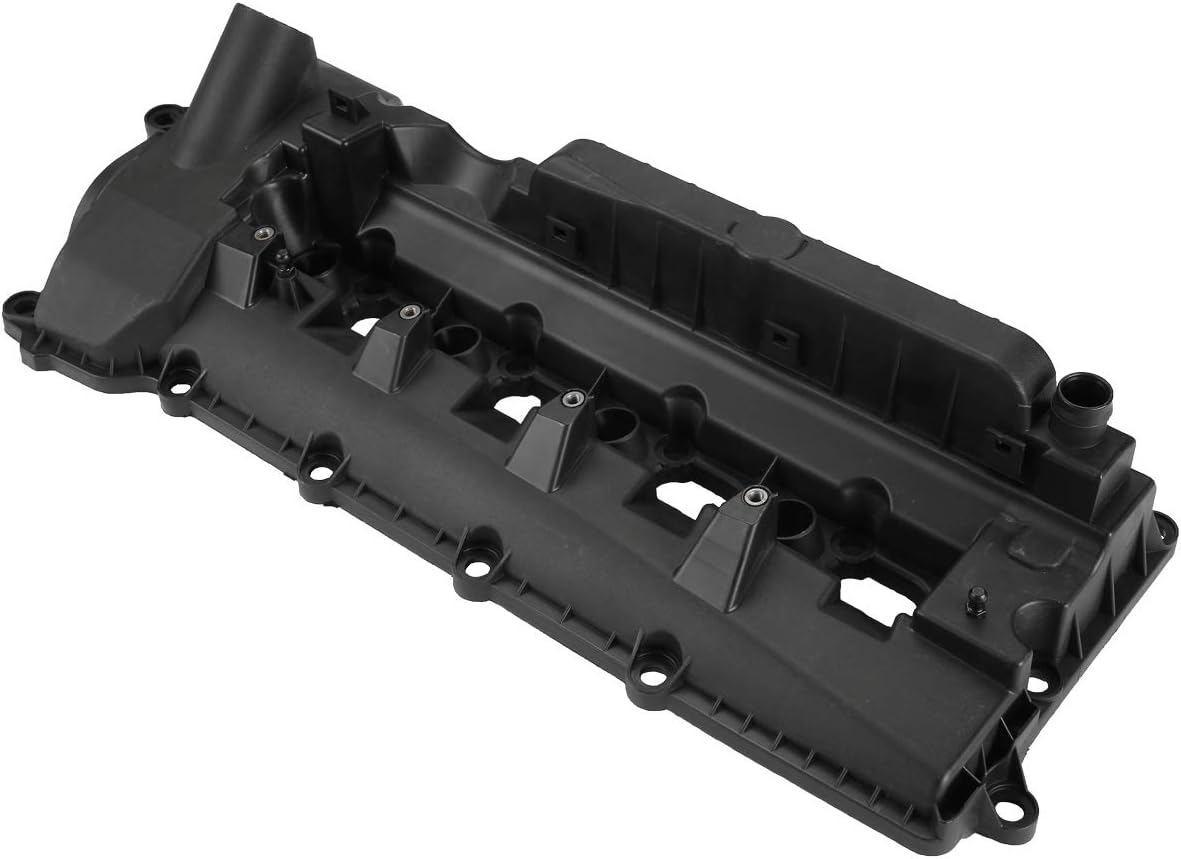 A-Premium Left Side Engine Valve Cover, with Valve Cover Gasket & Spark Plug Seals & Bolts, Compatible with Land Rover LR4 2010-2013, Range Rover 2010-2019, Range Rover Sport 2010-2019, V8 5.0L