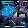 HYCARUS 【NOT for PS5】 Keyboard and Mouse Adapter Compatible with PS4, Xbox One, Xbox Series X/S, N-Switch, Perfect for Games Such as FPS, TPS, RTS, etc.