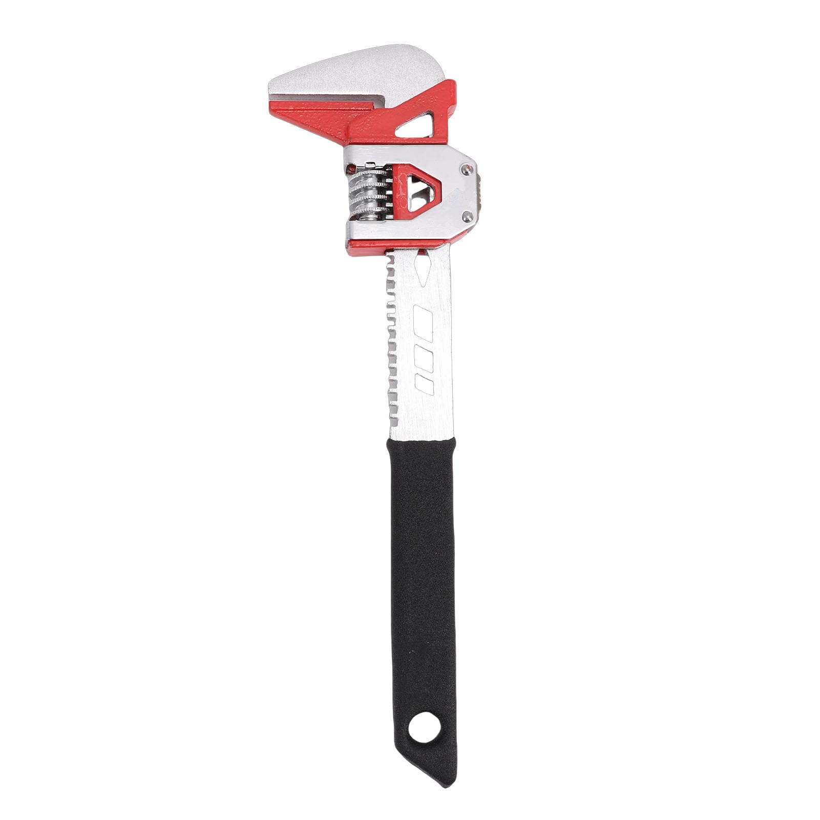 Llave ajustable tipo F que evita deslizamientos en espacios estrechos de 12"