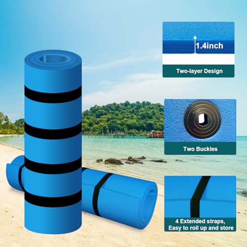 Wodesid LILY PAD FLOATING MAT For Lake 18 X 6 Ft Floating Water Mat thumb #4