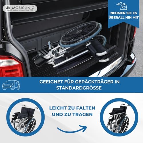 Mobiclinic Rollstuhl, klappbar und leicht mit Unterbremssystem