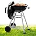 Portable Charcoal Grill for Outdoor Grilling 18inch Barbecue Grill and Smoker Heat Control Round BBQ Kettle Outdoor Picnic Patio Backyard Camping Tailgating Steel Cooking Grate for Steak Chicken
