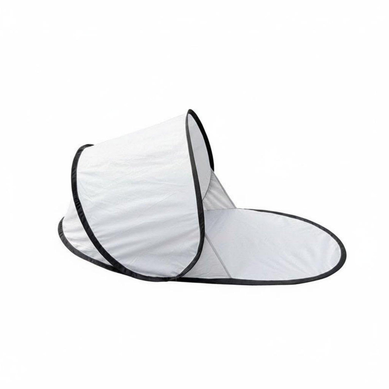 CALANDIS Instant-Setup Beachside Tent Portable Beach Sun Cover Lightweight Single Person Sun Tent for Outdoor, Park Slipper Silver-image-44