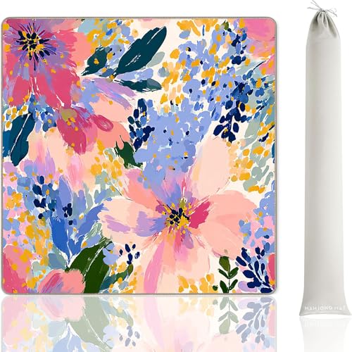 Tapete Mah Jong de Silicona 33x33 Pulgadas con Bolsa