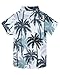 SEAOYOZO Boy's Hawaiian Shirt Short Sleeve Casual Button Down Beach Aloha Shirt Kids Summer Luau Hawaii Palm Tree Shirts 5–14 Years XL