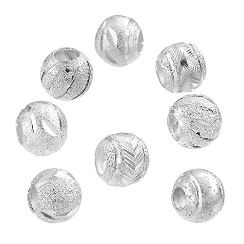 10 Star Spacer Beads for Snake Chain Charm Bracelets – Compatible with European Charm Bracelets