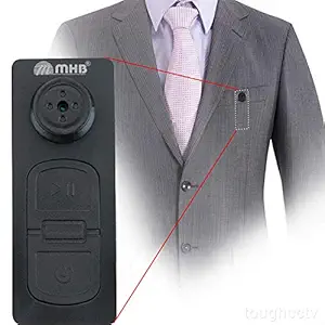 m mhb HD Button Spy Camera Audio/Video Recording 32gb Supportable Memory. Security Camera Series1. While Recording no Light Flashes. for Indoor/Outdoor use.