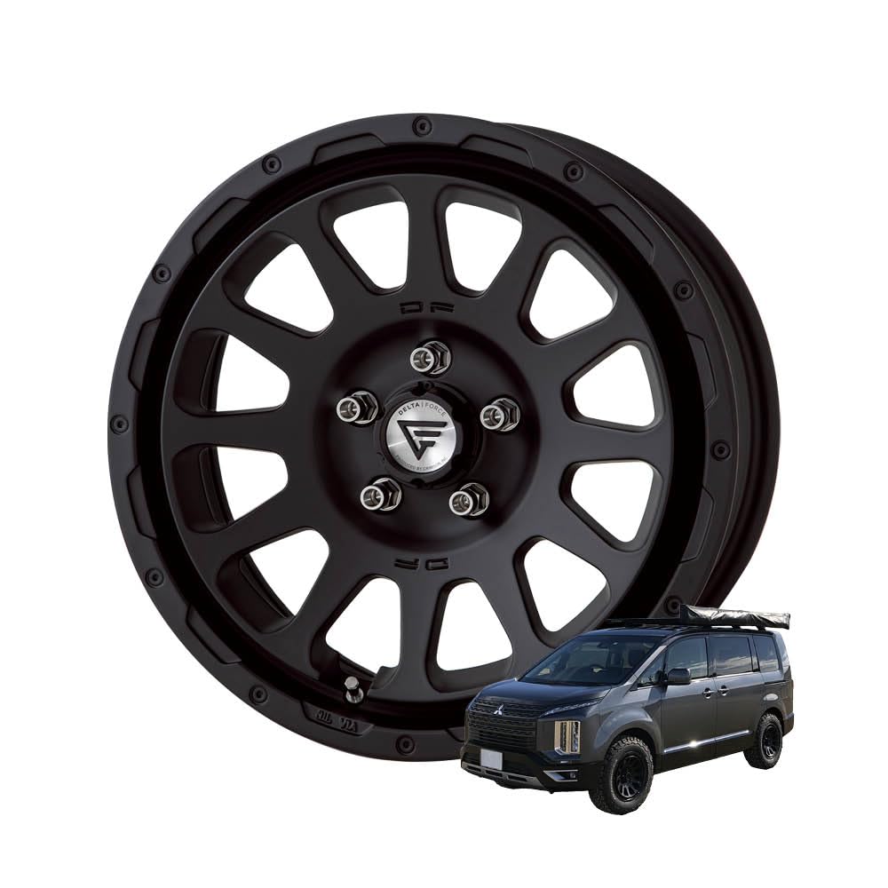 Amazon.co.jp: 【デリカD:5 MC後】DELTA FORCE OVAL 16×7.0J 5/114.3 + 