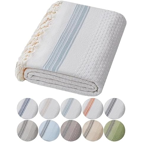 DEMMEX Cotton Bubbles Turkish Bath Towels Cover