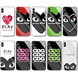 川久保玲 スマホケース 愛 ハート アイフォンケース 強化ガラス ihone16/15/14/7/8/11/12/13/X/Xs/pro/proMax用 愛い 携帯 保護ケース 全面保護 脱着簡単 可愛い 人気 耐衝撃 多機種対応 周辺 萌えグッズ 誕生日 贈り物 (iPhone15,1) [並行輸入品]