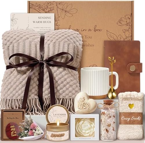 Birthday Gifts for Women, Self Care Get Well Soon Gift Baskets fo...