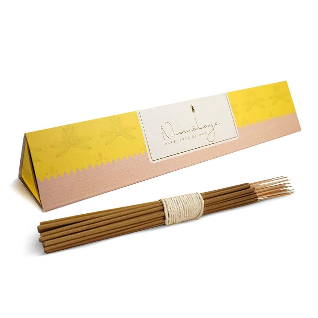 Nirmalaya Premium Luxury Natural Jasmine Incense Sticks | Bamboo Less & Charcoal Free | Pack of 40 Sticks, 100g | Ideal for Home, Office, Yoga, Meditation & Aromatherapy | Long Lasting Fragrance