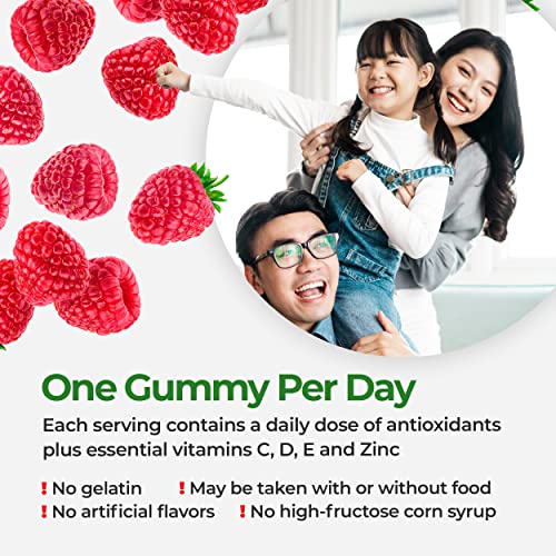 Feelgood Superfoods Astaxanthin Supplements, 6Mg Antioxidant Gummies For Skin And Eye Health, Berry Flavor, Vegan, Non-Gmo, 60 Count #TOP2