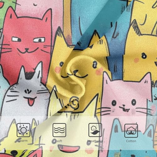 GuoChe Cotton Panties 1-piecing Hip Design Panties Breathable Underwear for Toddler Girls in Sizes 2T-8Y3